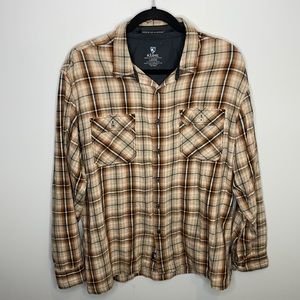 🔴 Kühl “Born in the Mountains” Plaid Button Down